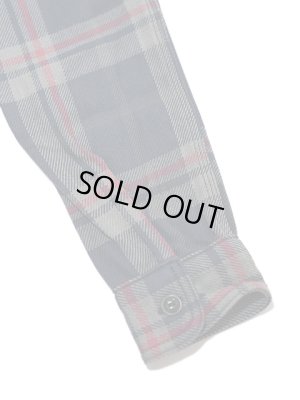 画像6:  【 UES（ウエス） 】　エクストラヘビーチェックネルシャツ　[ ネイビー ]