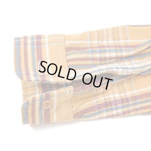 画像8: 【 予約商品  2022年モデル 】 【 UES（ウエス） 】　先染めヘビーチェックネルシャツ　[ YELLOW ]