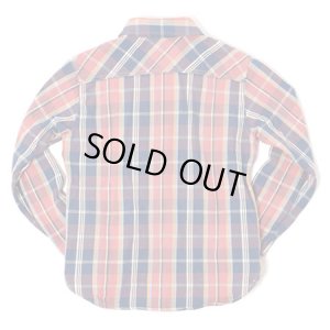 画像5: 【 UES（ウエス） 】　先染めヘビーチェックネルシャツ　[ PINK ]