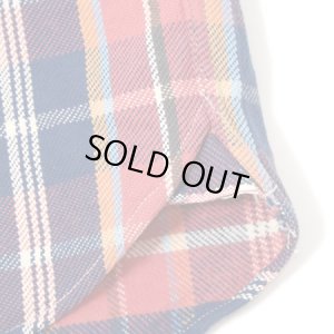 画像9: 【 UES（ウエス） 】　先染めヘビーチェックネルシャツ　[ PINK ]