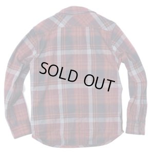 画像5: 【 UES（ウエス） 】　エクストラヘビーチェックネルシャツ　[ WINE ]