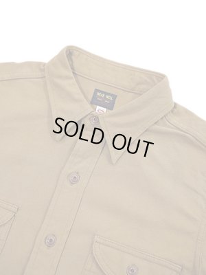 画像3: 【 UES（ウエス） 】　強撚ツイルサファリシャツ　[ KHAKI GOLD ]