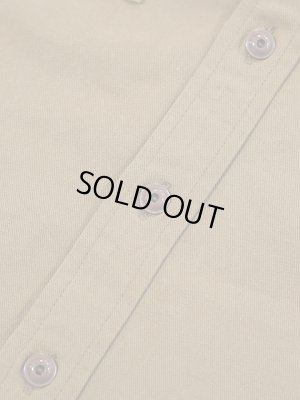 画像7: 【 UES（ウエス） 】　強撚ツイルサファリシャツ　[ KHAKI GOLD ]