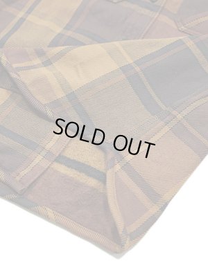 画像5: 【 UES（ウエス） 】　エクストラヘビーチェックネルシャツ　[ ORANGE ]