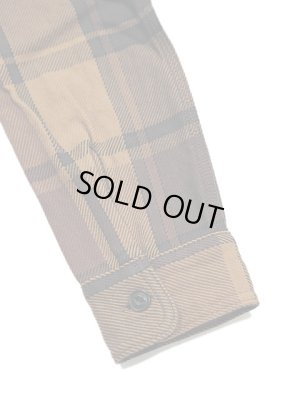 画像7: 【 UES（ウエス） 】　エクストラヘビーチェックネルシャツ　[ ORANGE ]