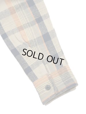 画像4: 【 UES（ウエス） 】　先染めヘビーチェックネルシャツ　[ NAVY ]