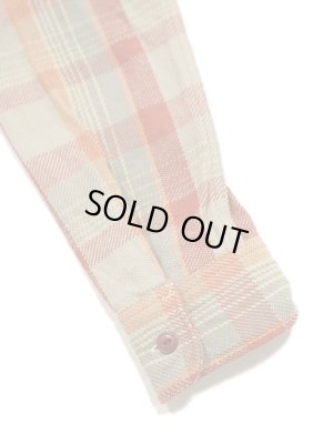 画像5: 【 UES（ウエス） 】　先染めヘビーチェックネルシャツ　[ ORANGE ]