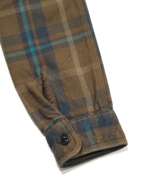 画像7: 【 UES（ウエス） 】　エクストラヘビーチェックネルシャツ　[ BEIGE ]