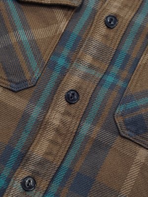 画像8: 【 UES（ウエス） 】　エクストラヘビーチェックネルシャツ　[ BEIGE ]