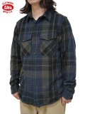 【 UES（ウエス） 】　エクストラヘビーチェックネルシャツ　[ NAVY ]