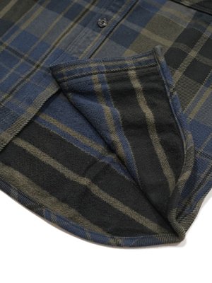 画像6: 【 UES（ウエス） 】　エクストラヘビーチェックネルシャツ　[ NAVY ]