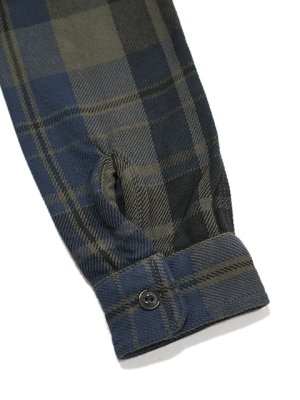 画像7: 【 UES（ウエス） 】　エクストラヘビーチェックネルシャツ　[ NAVY ]