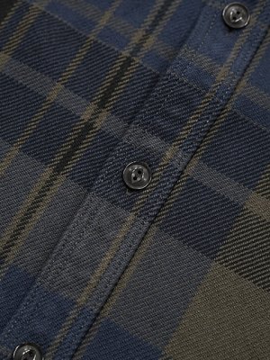 画像8: 【 UES（ウエス） 】　エクストラヘビーチェックネルシャツ　[ NAVY ]