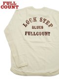 【 FULLCOUNT（フルカウント） 】　ヘビーウエイトプリントヘンリーネック L/S T-Shirt　[ Flat Seam Heavy Weight Henley T-Shirt ] [ ECRU ] 【 メール便可 】 