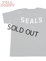 【 FULLCOUNT（フルカウント） 】　プリントTシャツ　[ Print T-Shirt ] [ SEALS ] [ I.BLACK ]【 メール便可 】 