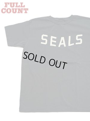 画像1: 【 FULLCOUNT（フルカウント） 】　プリントTシャツ　[ Print T-Shirt ] [ SEALS ] [ I.BLACK ]【 メール便可 】 