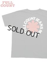 【 FULLCOUNT（フルカウント） 】　プリントTシャツ　[ Print T-Shirt ] [ FULLCOUNT JEANS MAKERS ] [ INK BLACK ]【 メール便可 】 