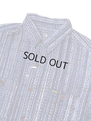 画像3: 【 STUDIO D'ARTISAN（ステュディオダルチザン）　カセ染め刺し子シャツ　[ SASIKO WORK SHIRTS ]