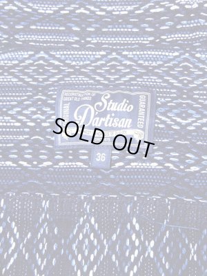 画像8: 【 STUDIO D'ARTISAN（ステュディオダルチザン）　カセ染め刺し子シャツ　[ SASIKO WORK SHIRTS ]