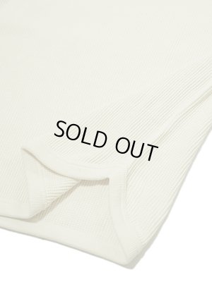 画像4: 【 FULLCOUNT（フルカウント） 】　ヘビーサーマル　[ Heavy Weight Waffle T-Shirt ] [ Ecru ]