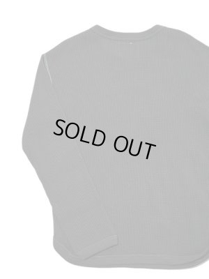 画像2: 【 FULLCOUNT（フルカウント） 】　ヘビーサーマル　[ Heavy Weight Waffle T-Shirt ] [ Ink Black ]