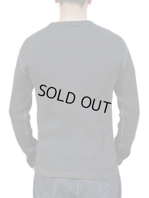 画像8: 【 FULLCOUNT（フルカウント） 】　ヘビーサーマル　[ Heavy Weight Waffle T-Shirt ] [ Burgundy ]