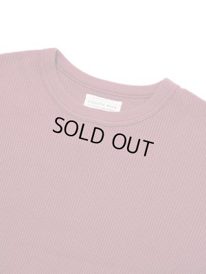 画像3: 【 FULLCOUNT（フルカウント） 】　ヘビーサーマル　[ Heavy Weight Waffle T-Shirt ] [ Burgundy ]