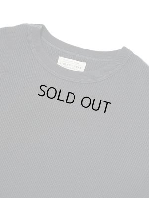 画像3: 【 FULLCOUNT（フルカウント） 】　ヘビーサーマル　[ Heavy Weight Waffle T-Shirt ] [ Ink Black ]