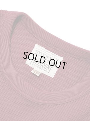 画像4: 【 FULLCOUNT（フルカウント） 】　ヘビーサーマル　[ Heavy Weight Waffle T-Shirt ] [ Burgundy ]