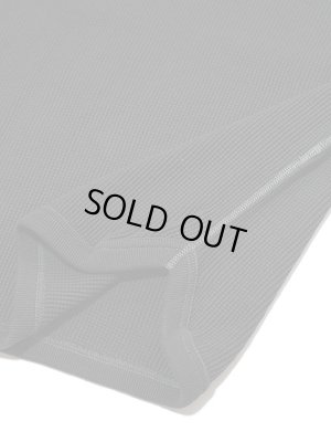 画像4: 【 FULLCOUNT（フルカウント） 】　ヘビーサーマル　[ Heavy Weight Waffle T-Shirt ] [ Ink Black ]