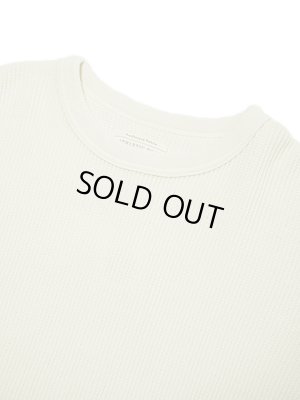 画像3: 【 FULLCOUNT（フルカウント） 】　ヘビーサーマル　[ Heavy Weight Waffle T-Shirt ] [ Ecru ]