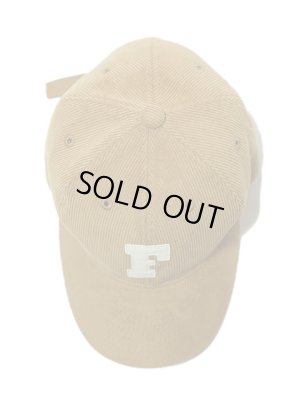 画像2: 【 FULLCOUNT（フルカウント） 】　ベースボールキャップ　[ 6Panel Cords Baseball Cap 'F' Patch ] [ CAMEL ]