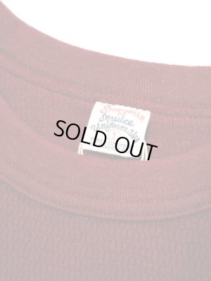 画像5: 【 UES（ウエス） 】　60TR　長袖サーマルクルーネックTシャツ [ REGULAR ]　[ ワイン]