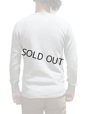 画像7: 【 UES（ウエス） 】　61T　長袖サーマルヘンリーネックTシャツ [ REGULAR ]　[ 杢グレー ]