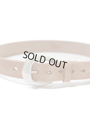 画像2: 【 FULLCOUNT（フルカウント） 】　ワイルドレザーベルト　[ Wild Leather Belt ] [ NATURAL ]