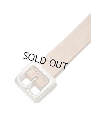 画像3: 【 FULLCOUNT（フルカウント） 】　ワイルドレザーギャリソンベルト　[ Wild Leather Garrison Belt ] [ NATURAL ]