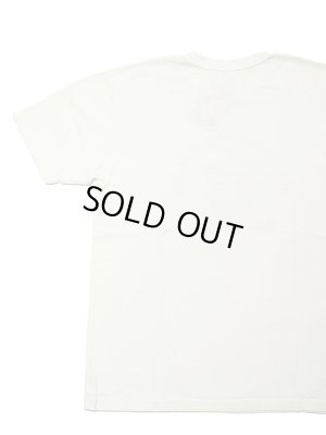 画像2: 【 メール便可 】 【 UES（ウエス） 】　プリントTシャツ　[ DENIM WASH ] [ WHITE ]