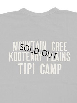 画像5: 【 UES（ウエス） 】　プリントTシャツ　[ TIPI CAMP ] [ CHACOAL BLACK ] 【 メール便可 】