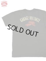 【 UES（ウエス） 】　プリントTシャツ　[ GARAGE HOLIDAZE ] [ BLACK ] 【 メール便可 】