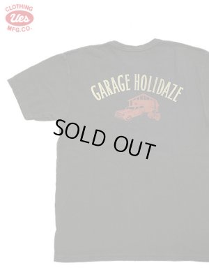 画像1: 【 UES（ウエス） 】　プリントTシャツ　[ GARAGE HOLIDAZE ] [ BLACK ] 【 メール便可 】