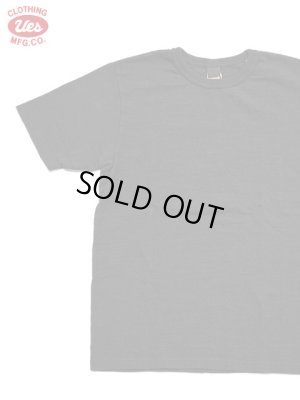 画像1: 【 UES（ウエス） 】 8番スラブネップ半袖Tシャツ [ BLACK ] 【 メール便可 】