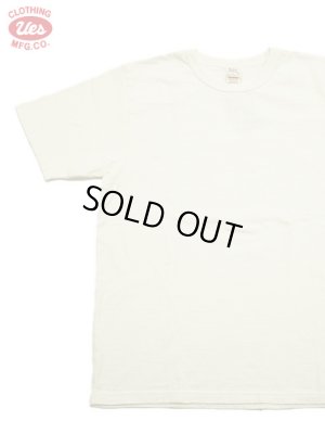 画像1: 【 UES（ウエス） 】 8番スラブネップ半袖Tシャツ [ WHITE ] 【 メール便可 】