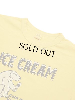 画像3: 【 UES（ウエス） 】　プリントTシャツ　[ ICE CREAM ] [ YELLOW ] 【 メール便可 】