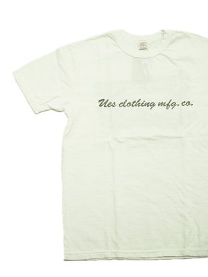 画像2: 【 UES（ウエス） 】　プリントTシャツ　[ SEWING MACHINE ] [ WHITE ] 【 メール便可 】