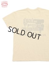 【 UES（ウエス） 】　プリントTシャツ　[ SEWING MACHINE ] [ YELLOW ] 【 メール便可 】