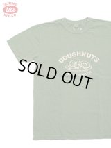 【 UES（ウエス） 】　プリントTシャツ　[ DOUGHNUTS ] [ GREEN ] 【 メール便可 】