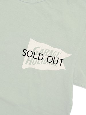 画像4: 【 UES（ウエス） 】　プリントTシャツ　[ GARAGE HOLIDAZE ] [ GREEN ] 【 メール便可 】