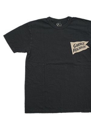 画像2: 【 UES（ウエス） 】　プリントTシャツ　[ GARAGE HOLIDAZE ] [ BLACK ] 【 メール便可 】