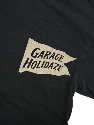 画像4: 【 UES（ウエス） 】　プリントTシャツ　[ GARAGE HOLIDAZE ] [ BLACK ] 【 メール便可 】