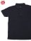 画像1: 【 UES（ウエス） 】 オリジナル吊り編み鹿の子ポロシャツ [ BLACK] (1)